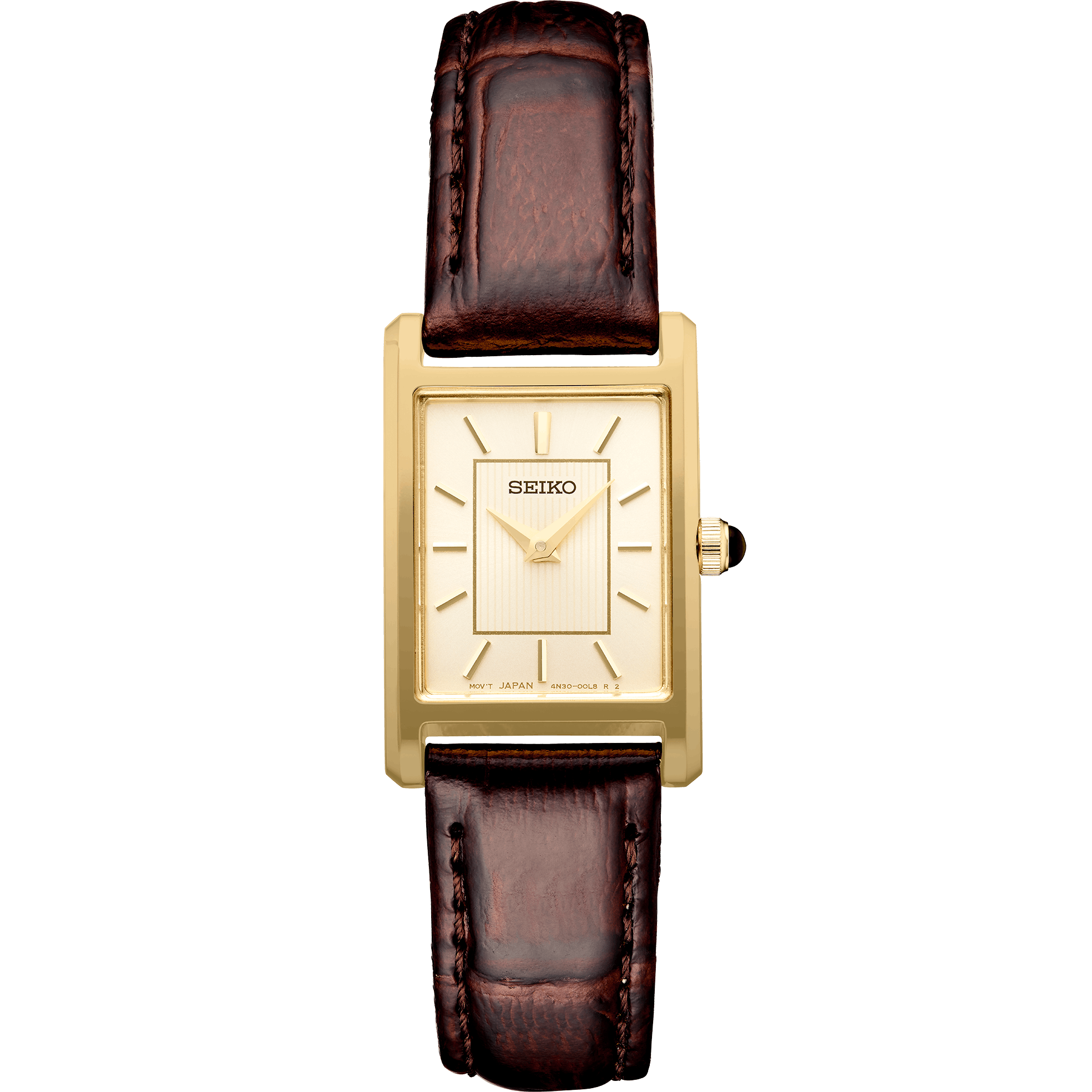 SEIKO ESSENTIALS セイコー LEATHER LADIES WATCH Seiko Women's Leather Essentials Watch - Brown Leather | All